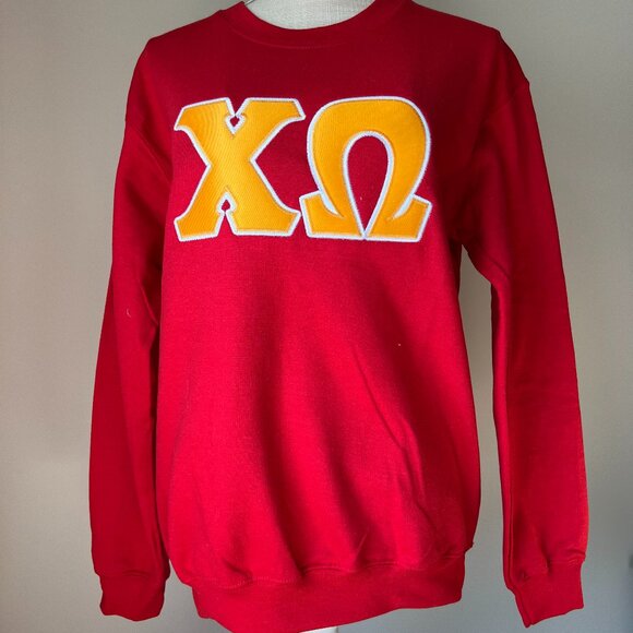 Sorority Letter Sweatshirt - Chi Omega - Picture 1 of 1